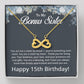 15th Birthday Gifts for Bonus Sister - To My Bonus Sister Necklace