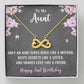 To My Aunt Necklace for Her 2nd Birthday 2 Years Old Birthday