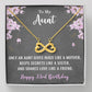 To My Aunt Necklace for Her 33rd Birthday 33 Years Old Birthday
