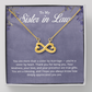 Sister in Law Birthday Gifts for Women - To My Sister in Law Necklace
