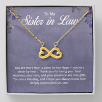 Load image into Gallery viewer, Sister in Law Birthday Gifts for Women - To My Sister in Law Necklace
