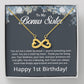 1st Birthday Gifts for Bonus Sister - To My Bonus Sister Necklace