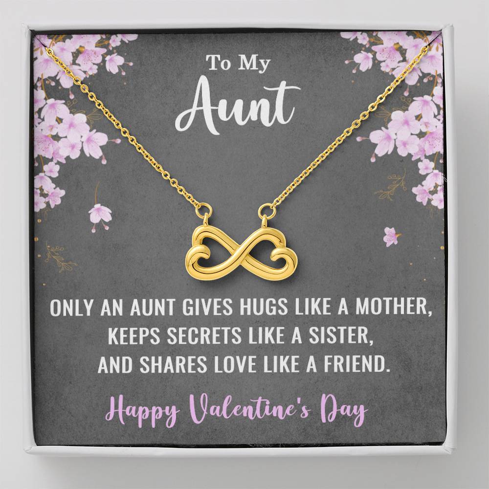 To My Aunt Necklace for Her Happy Valentines Day