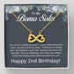 2nd Birthday Gifts for Bonus Sister - To My Bonus Sister Necklace