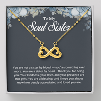 Load image into Gallery viewer, To My Soul Sister Necklace - Soul Sister Gifts for Women Best Friends
