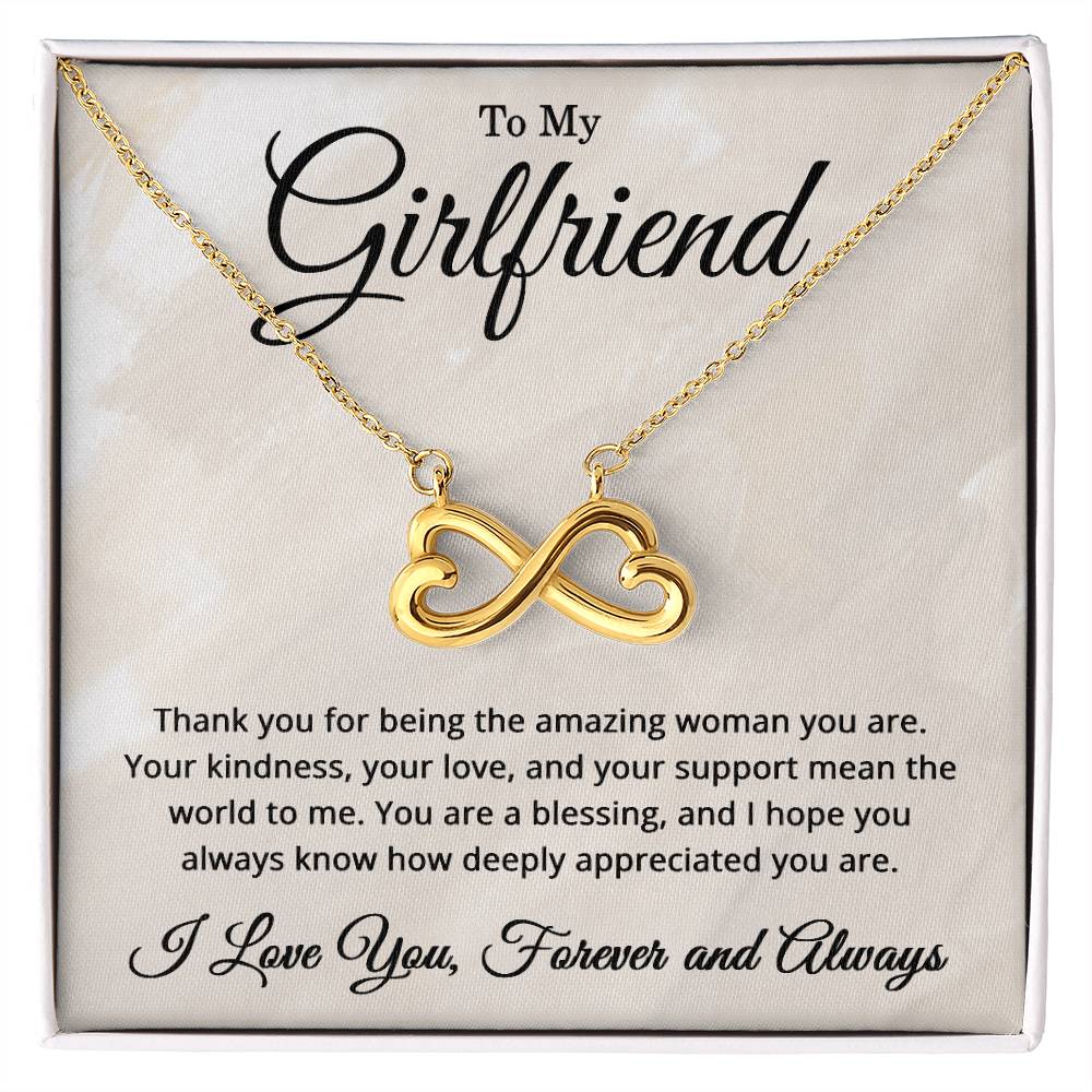 To My Girlfriend Necklace - Birthday Gifts for Girlfriend - Christmas Gifts for Girlfriend