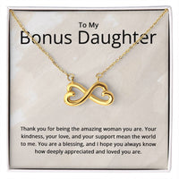 Load image into Gallery viewer, To My Bonus Daughter Necklace - Bonus Daughter Christmas Gift
