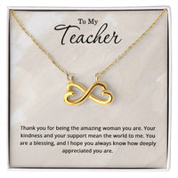 Load image into Gallery viewer, To My Teacher Necklace - Christmas Gifts for Teacher
