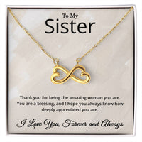 Load image into Gallery viewer, To My Sister Necklace - Christmas Gifts for Sister from Brother
