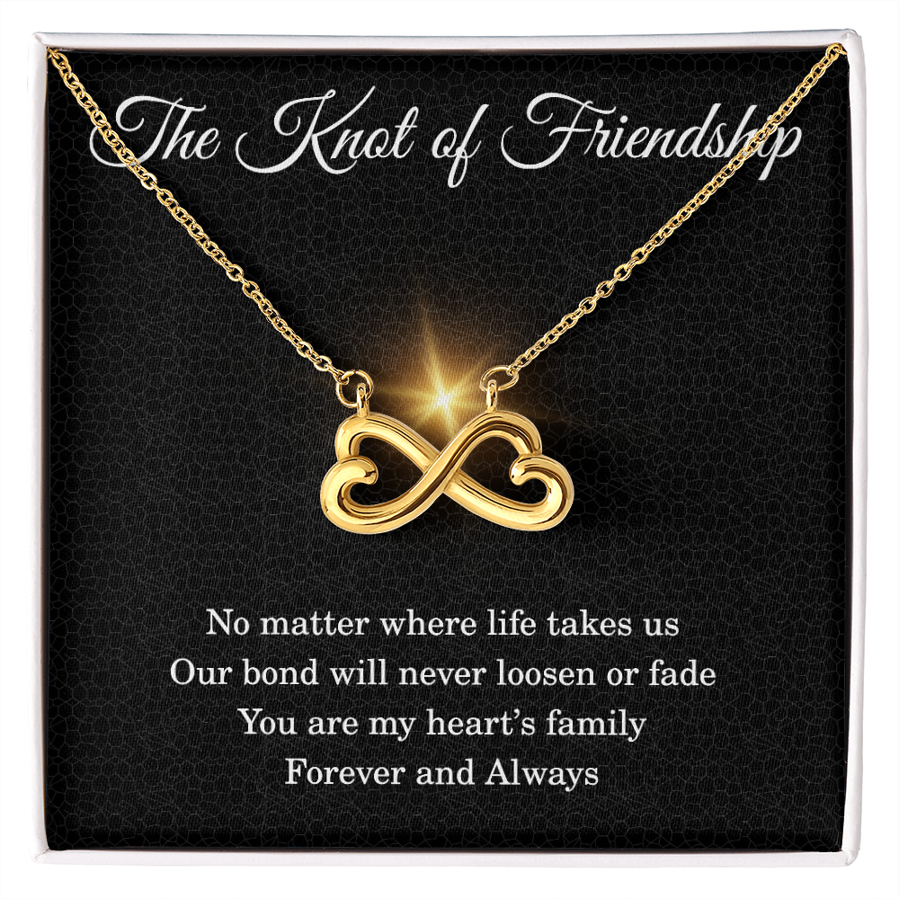 Friendship Gifts for Women Friendship Necklace for Her Birthday Gifts for Best Friend Knot of Necklace Christmas Gifts for Bestie BFF