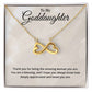 To My Goddaughter Necklace - Birthday Gifts for Goddaughter - Christmas Gifts for Goddaughter
