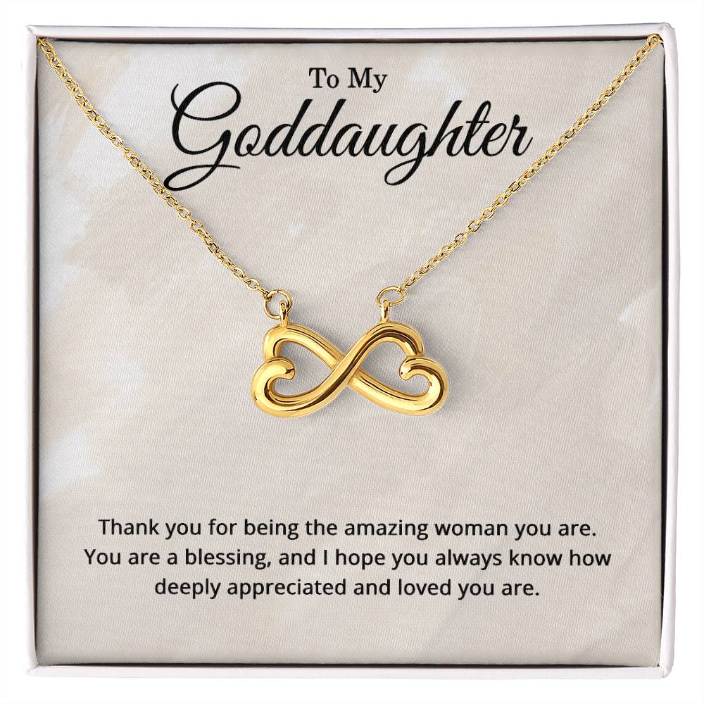 To My Goddaughter Necklace - Birthday Gifts for Goddaughter - Christmas Gifts for Goddaughter