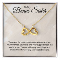 Load image into Gallery viewer, To My Bonus Sister Necklace - Christmas Gifts for Bonus Sister
