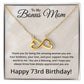 73rd Birthday Gifts for Bonus Mom - 73rd Birthday Necklace for Bonus Mom - To My Bonus Mom Necklace