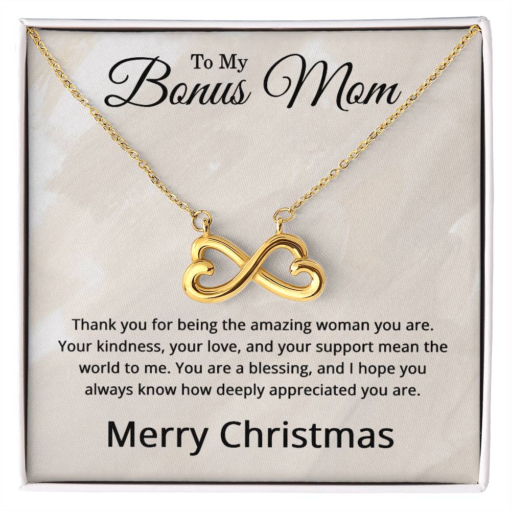 Christmas Gifts for Bonus Mom - Christmas Necklace for Bonus Mom