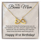 41st Birthday Gifts for Bonus Mom - 41st Birthday Necklace for Bonus Mom - To My Bonus Mom Necklace