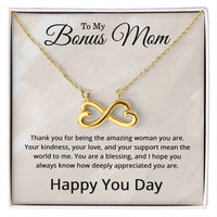 Load image into Gallery viewer, Happy You Day Gifts for Bonus Mom - Birthday Jewelry for Bonus Mom
