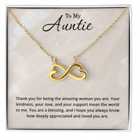 Load image into Gallery viewer, To My Auntie Necklace - Christmas Gifts for Auntie
