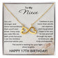 17th Birthday Gifts for Niece - 17th Birthday Necklace for Niece - To My Niece Necklace