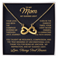 Mom Infinity Necklace – Thank You Mother's Day Gift from Son - To My Loving Mom Necklace