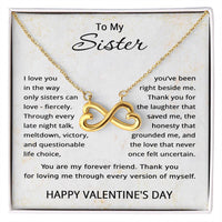 Load image into Gallery viewer, Valentines Day Jewelry for Sister - To My Sister Necklace
