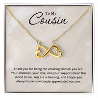 Load image into Gallery viewer, To My Cousin Necklace - Christmas Gifts for Cousin
