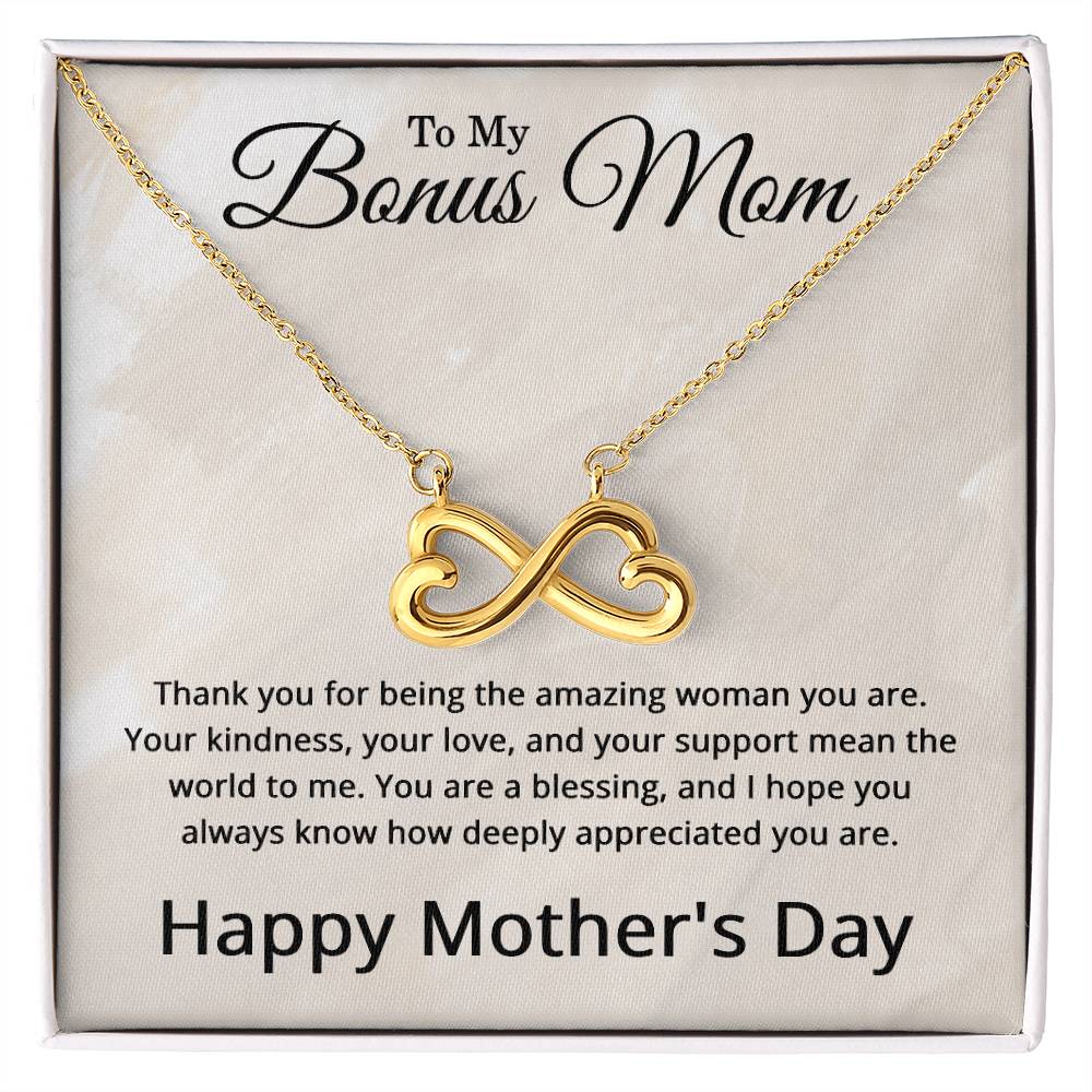 Bonus Mom Mothers Day Gift, To My Bonus Mom Necklace