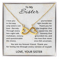Load image into Gallery viewer, To My Sister Necklace from Sister

