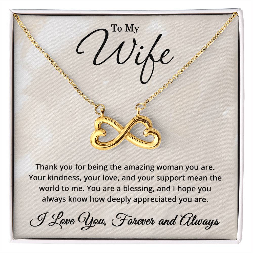 To My Wife Necklace - Birthday Gifts for Wife - Christmas Gifts for Wife