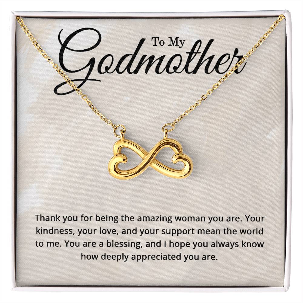 To My Godmother Necklace, Godmother Mothers Day Gift