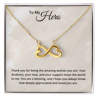 Load image into Gallery viewer, To My Hero Necklace - Christmas Gifrts for your Hero
