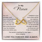 To My Niece Necklace - Niece Jewelry