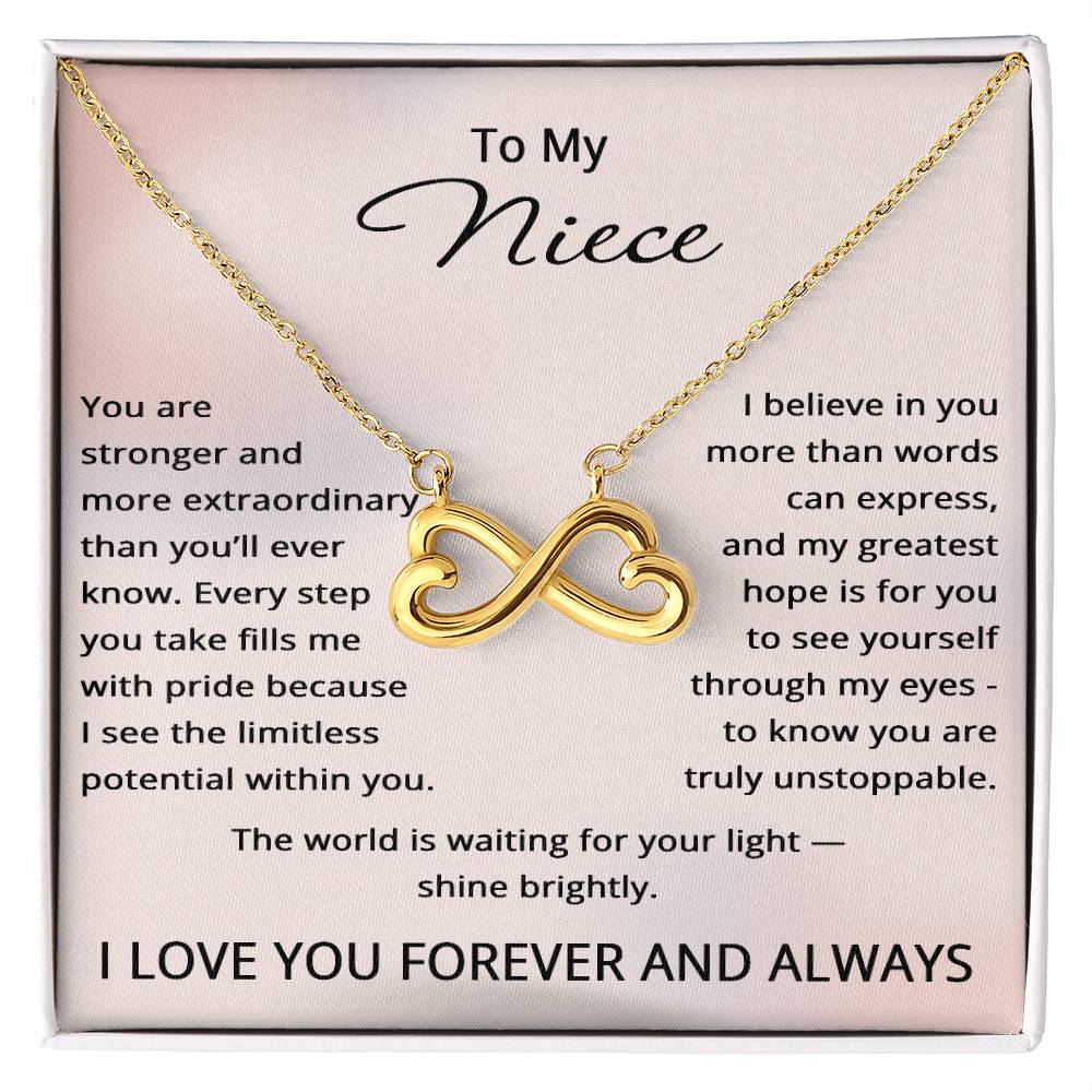 To My Niece Necklace - Niece Jewelry