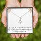 Anchor Necklace With Meaningful Message Anniversary Jewelry For Wife Husband Partner Christmas Birthday Motivational Inspirational