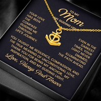 Load image into Gallery viewer, Mom Jewelry with Message Card – Anchor Necklace “My Guiding Light” Gift for Mom
