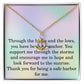 Anchor Penant Necklace for Women Support Christmas Gift Illness Cancer Survivor Surgury Christmas Gifts for Her