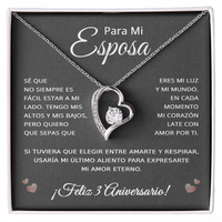 Load image into Gallery viewer, 3 Anos de Aniversario Para Mi Esposa - 3 Year Aniversario Gift for Her
