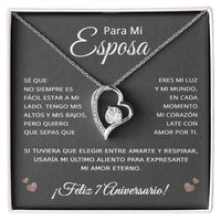 Load image into Gallery viewer, 7 Anos de Aniversario Para Mi Esposa - 7 Year Aniversario Gift for Her
