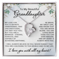 To My Granddaughter Necklace from Grandpa Grandma Grandparents Granddaughter Gift for Christmas Birthday Graduation Beautiful Strong Brave Fearless Graduate from Grandmother Grandfather