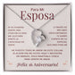 Regalo 16 Aniversario para Esposa - Collar Amor Eterno - To My Wife Necklace in Spanish