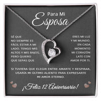 Load image into Gallery viewer, 12 Anos de Aniversario Para Mi Esposa - 12 Year Aniversario Gift for Her
