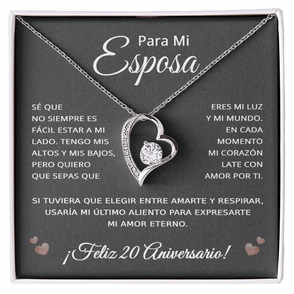 20 Anos de Aniversario Para Mi Esposa - 20 Year Aniversario Gift for Her
