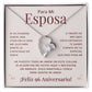 Regalo 96 Aniversario para Esposa - Collar Amor Eterno - To My Wife Necklace in Spanish