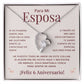 Regalo 6 Aniversario para Esposa - Collar Amor Eterno - To My Wife Necklace in Spanish