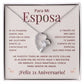 Regalo 21 Aniversario para Esposa - Collar Amor Eterno - To My Wife Necklace in Spanish