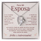 Regalo 2 Aniversario para Esposa - Collar Amor Eterno - To My Wife Necklace in Spanish