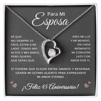Load image into Gallery viewer, 45 Anos de Aniversario Para Mi Esposa - 45 Year Aniversario Gift for Her

