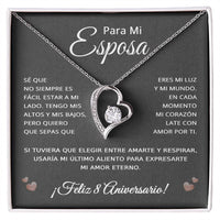 Load image into Gallery viewer, 8 Anos de Aniversario Para Mi Esposa - 8 Year Aniversario Gift for Her
