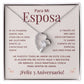 Regalo 3 Aniversario para Esposa - Collar Amor Eterno - To My Wife Necklace in Spanish