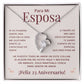 Regalo 23 Aniversario para Esposa - Collar Amor Eterno - To My Wife Necklace in Spanish